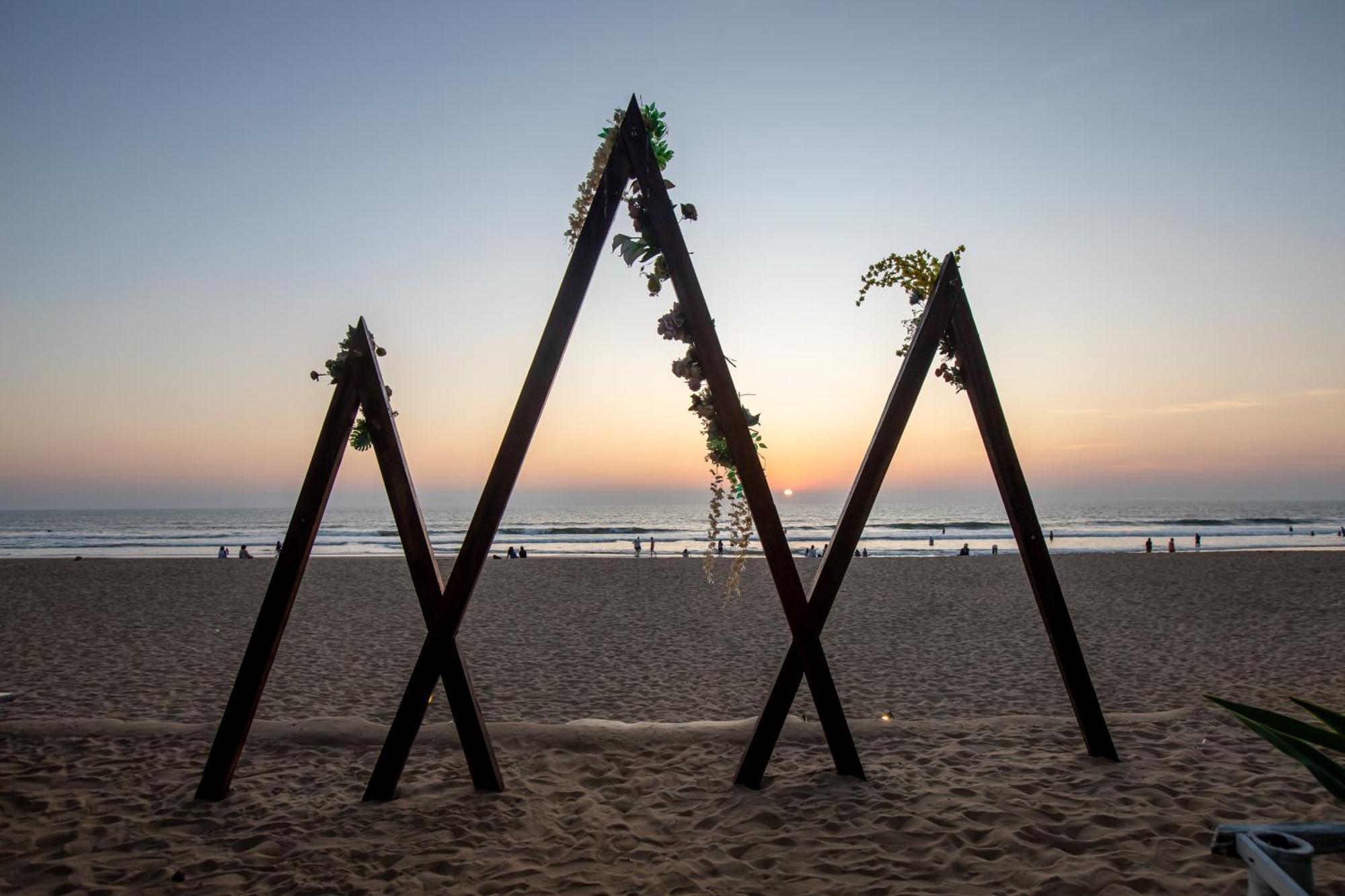 Sunset Cafe Beach Stay Гокарна Экстерьер фото